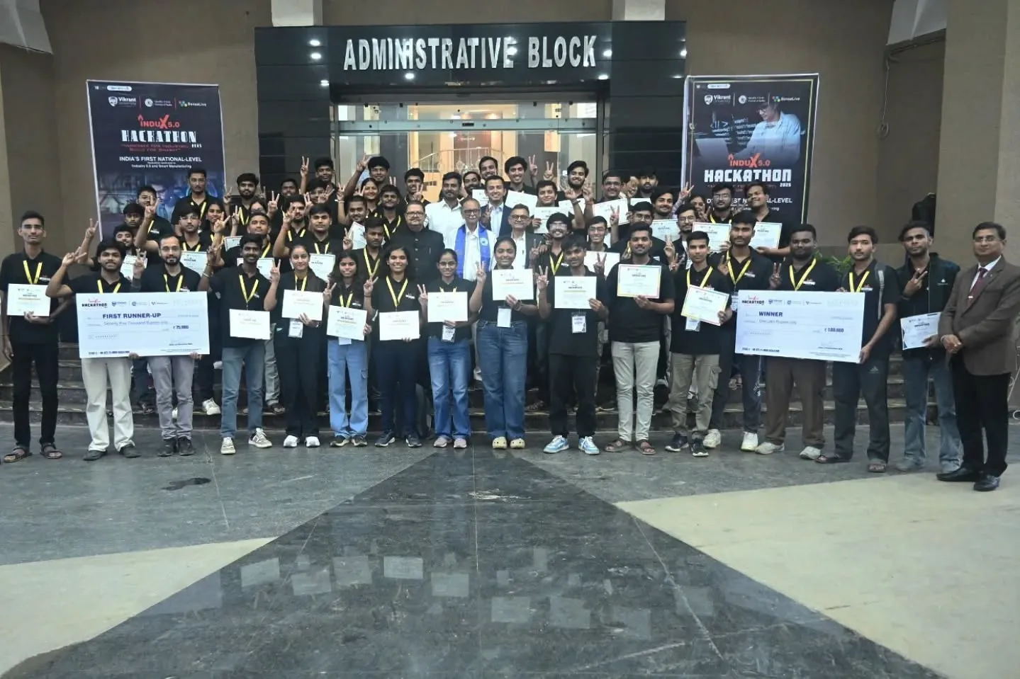 InduX 5.0 National Hackathon at Vikrant University: A 24-Hour Celebration of Innovation and Ideas