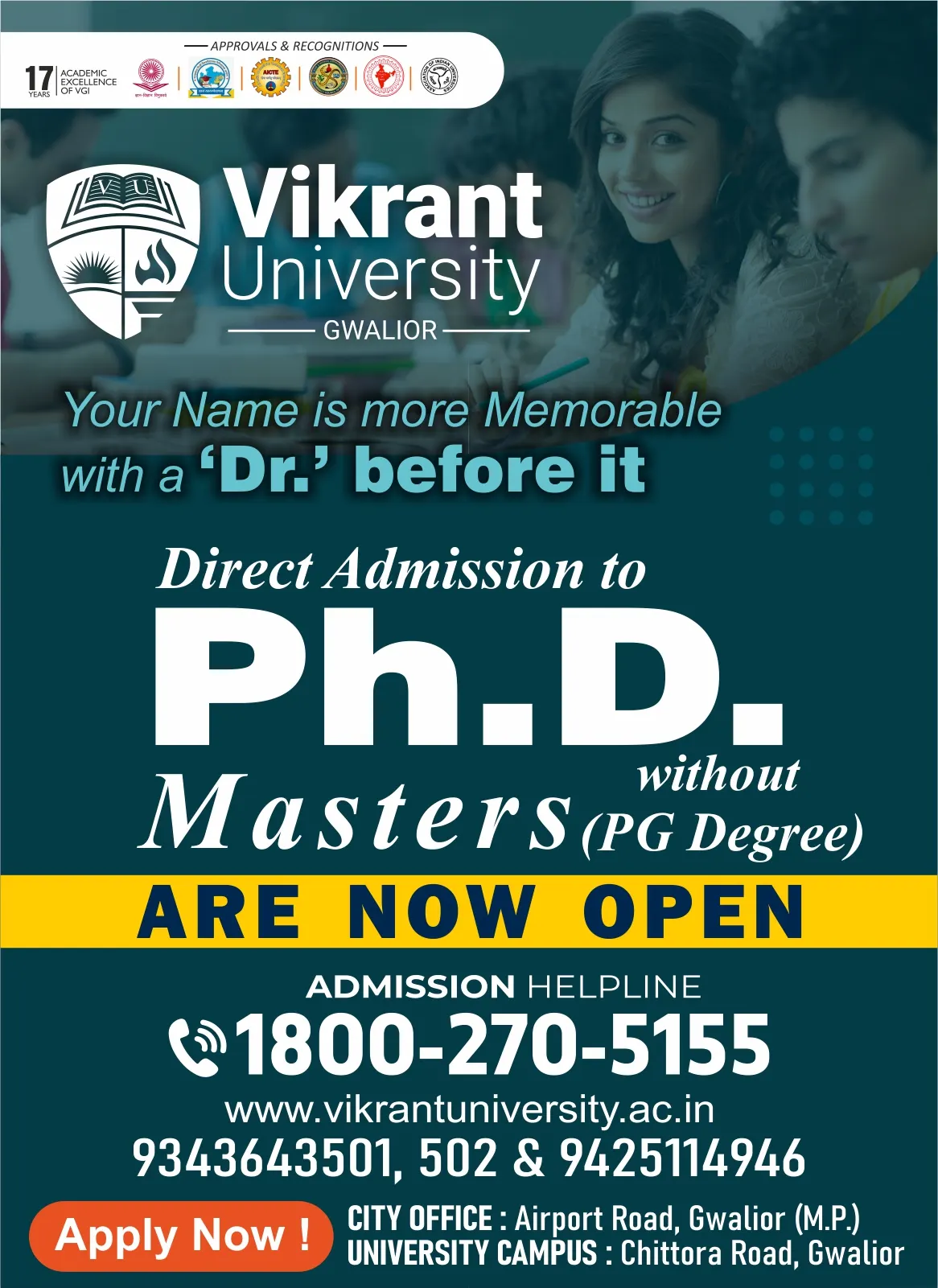 Phd without masters 