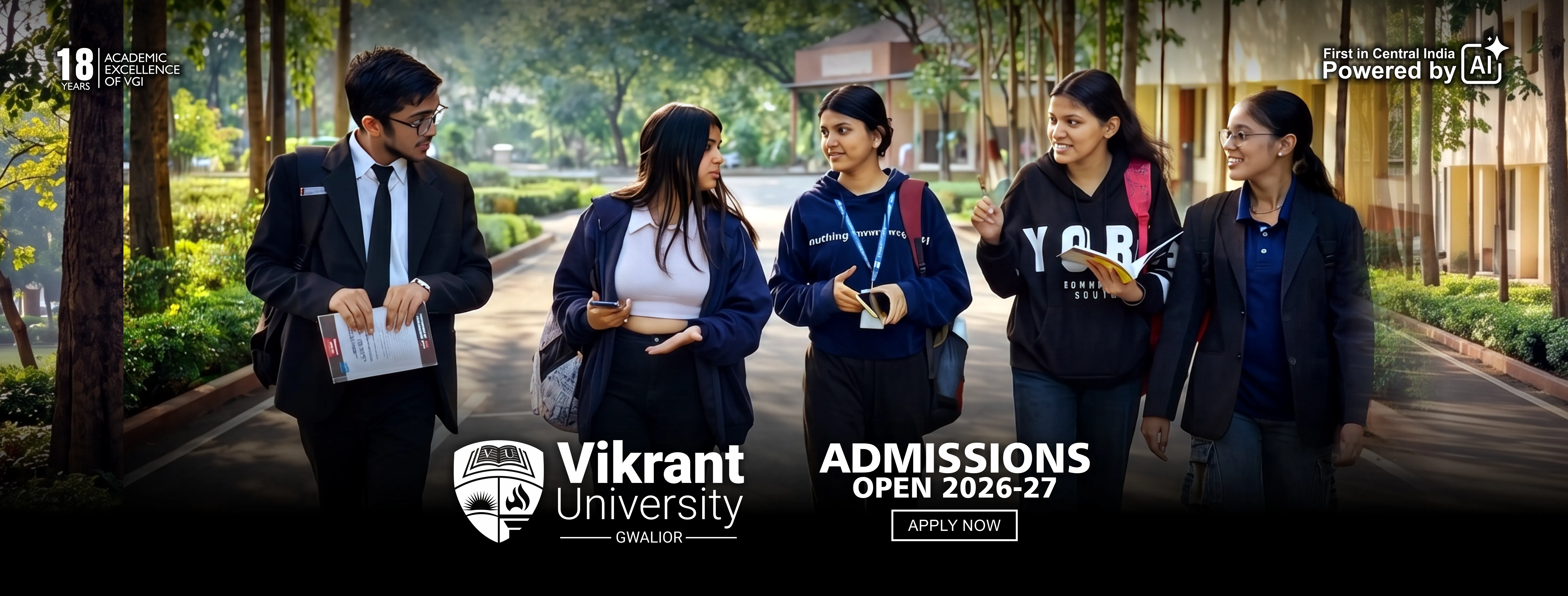 Admissions Open at Vikrant University