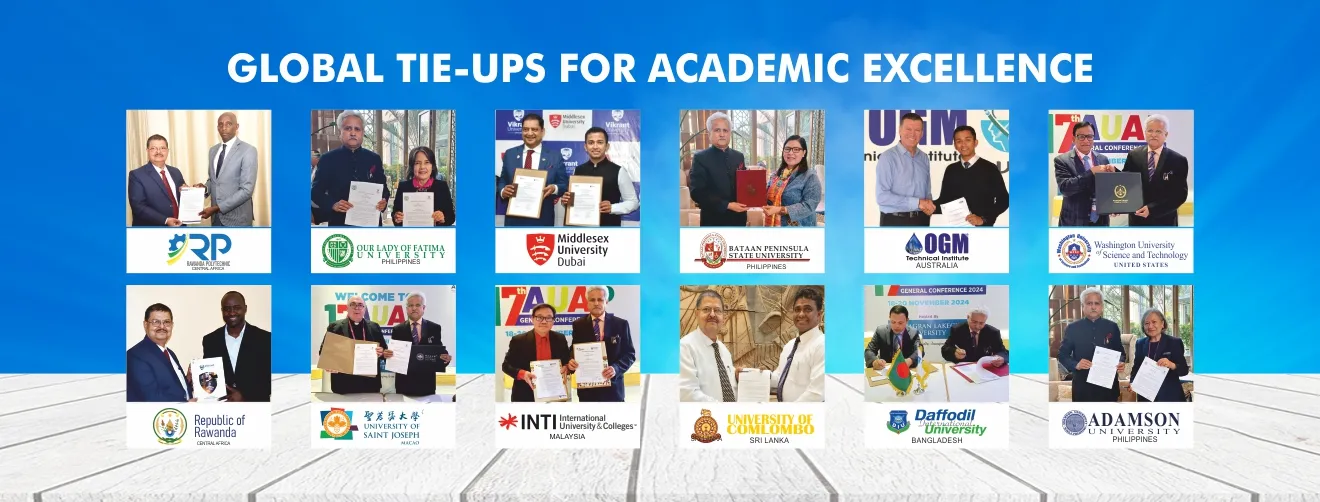 Global ties ups of VU 